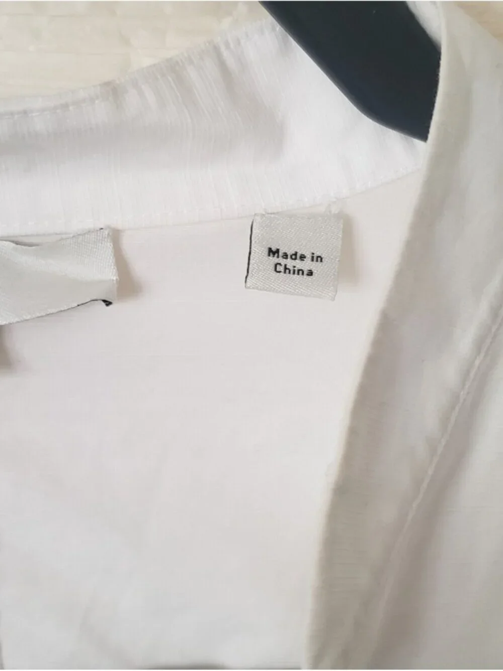 Vince White Cotton Poplin Open Cutout Back Puff Sleeve Blouse Top 10 - Picture 4 of 10
